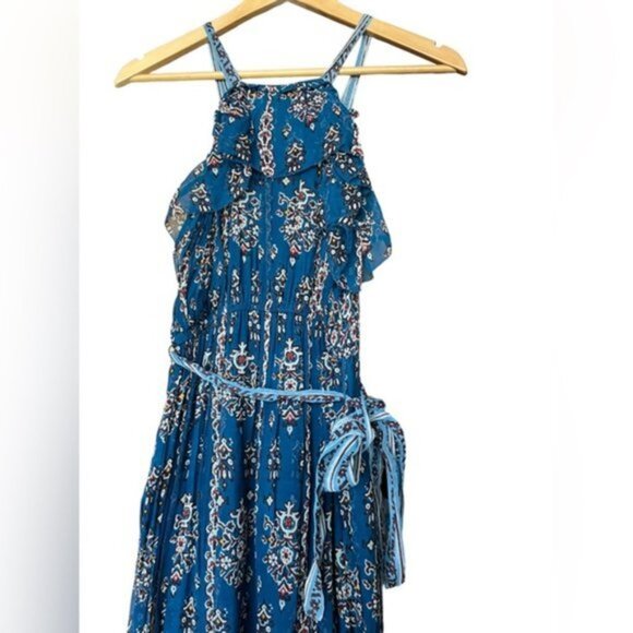 NWT Anthropologie Sasha Ruffle Maxi Dress Women‎ Size XS - Picture 6 of 8